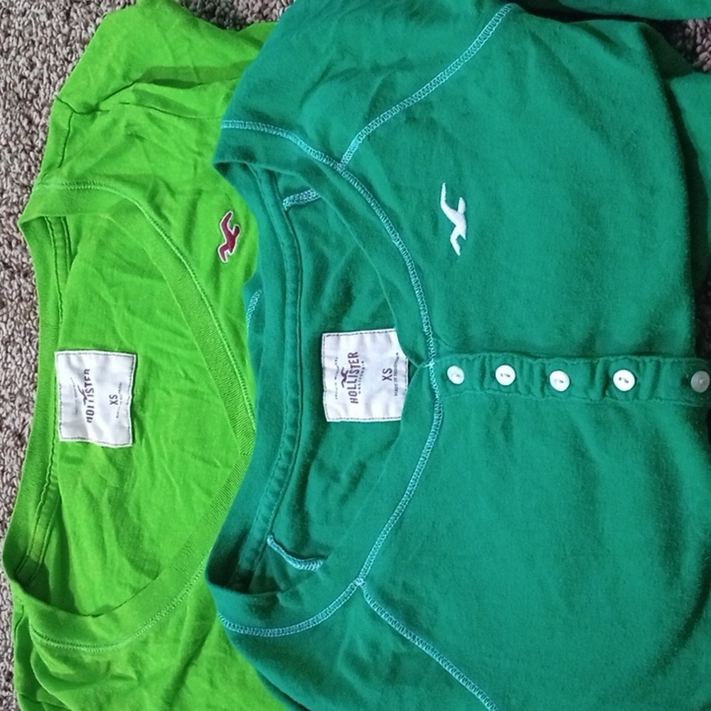 2 Hollister shirts